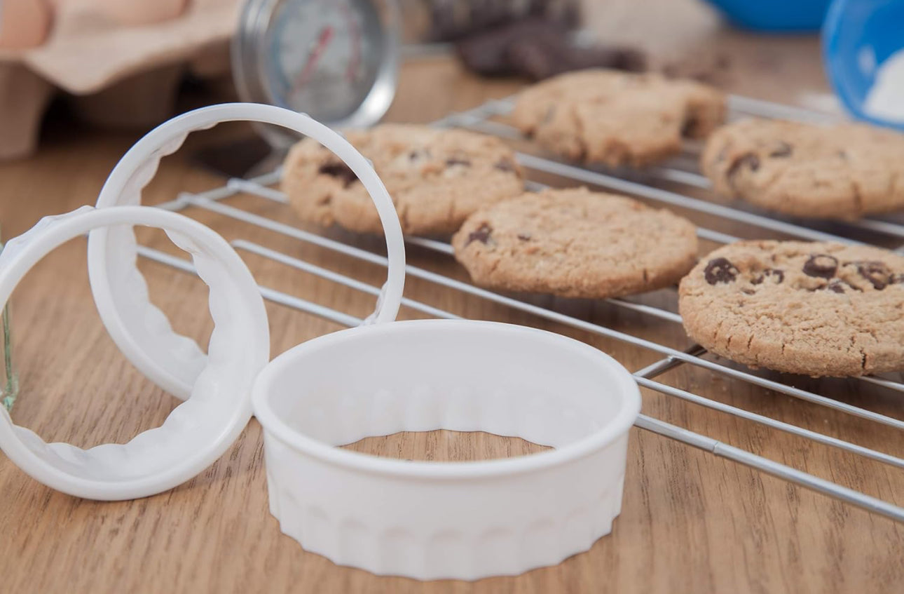 6 emporte-pièces ondulés pour pâtisserie