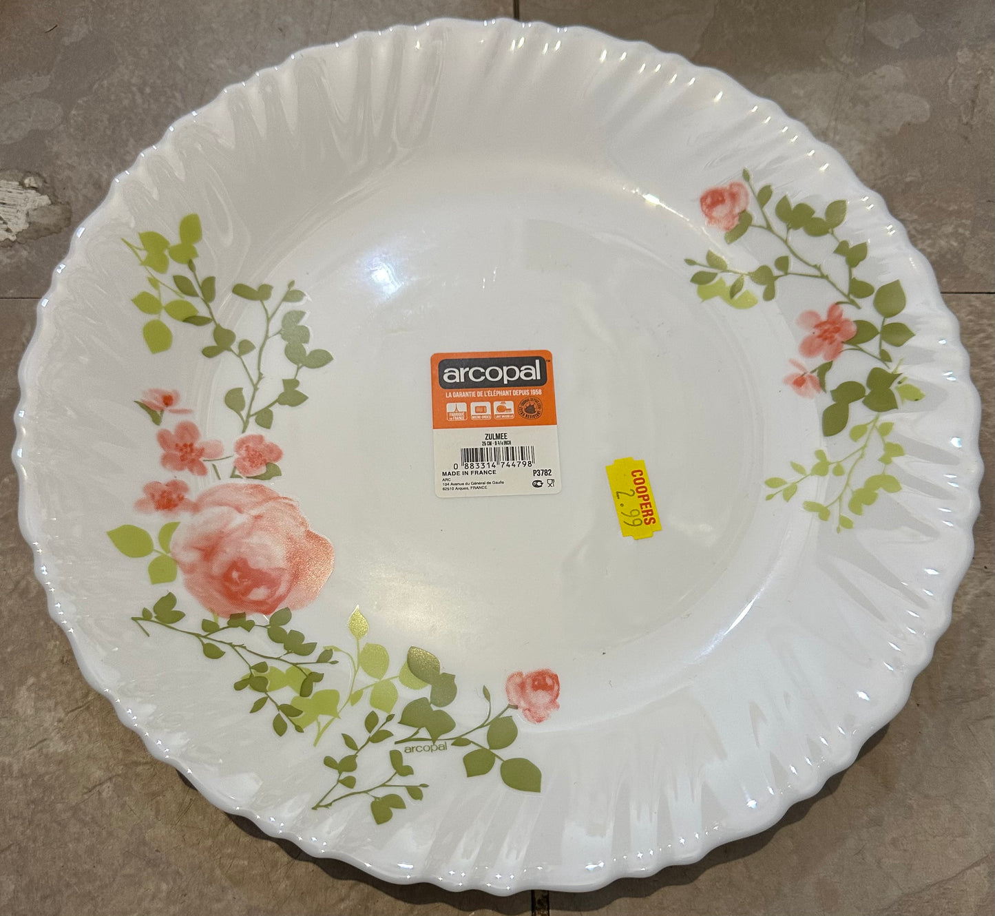 ARCOPAL DINNER PLATE 25cm