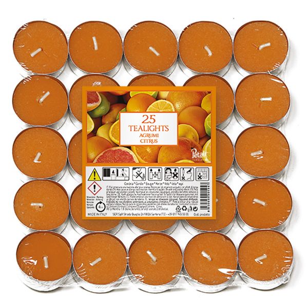 Illuminate Your Space with Petali Citrus Tealights x25