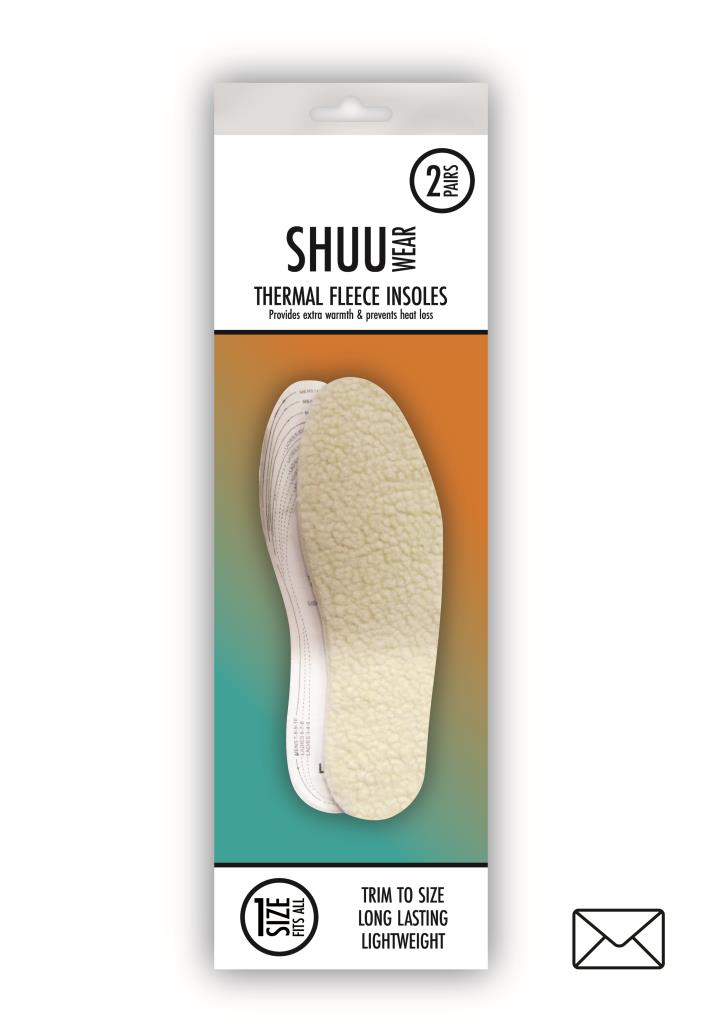 SHUU Thermal Fleece Insoles - Premium Warmth for Ultimate Comfort