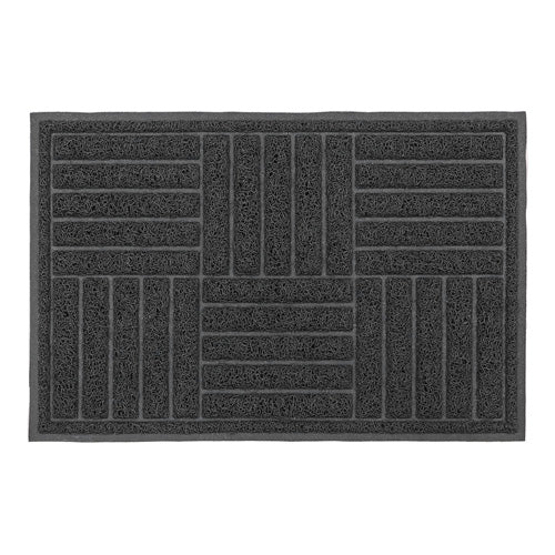 Paillasson Gratte-boue - Carrés gris 40x60cm | Gardez vos sols propres.