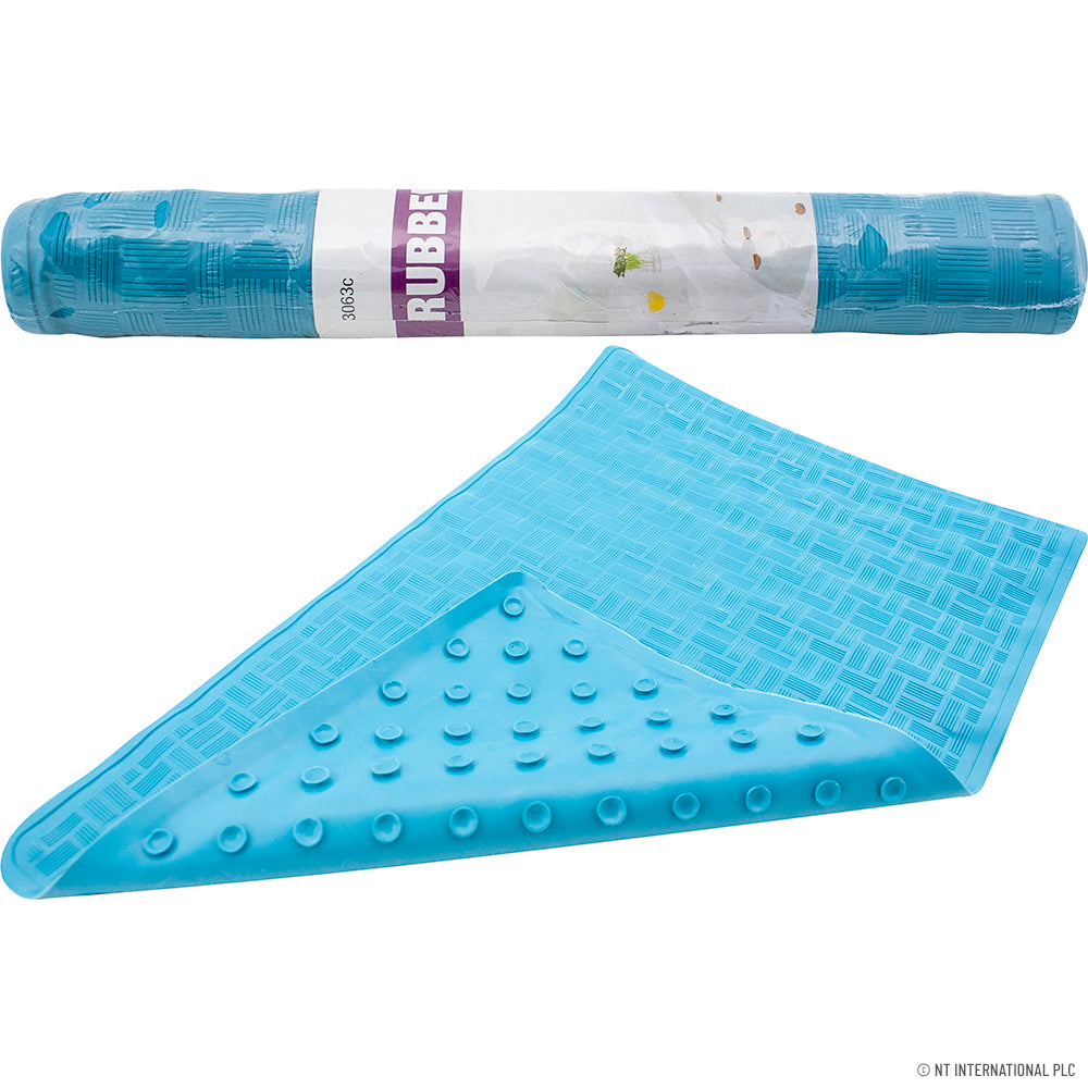 Durable Rubber Bath Mat | Non-Slip 53cm x 35cm.