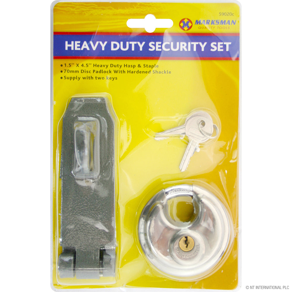 Targette et cadenas disque ultra résistants de 4,5 pouces – Solutions de sécurité premium