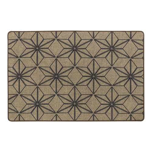 JVL Tapis de porte Elegance 50 x 75 cm, Étoiles