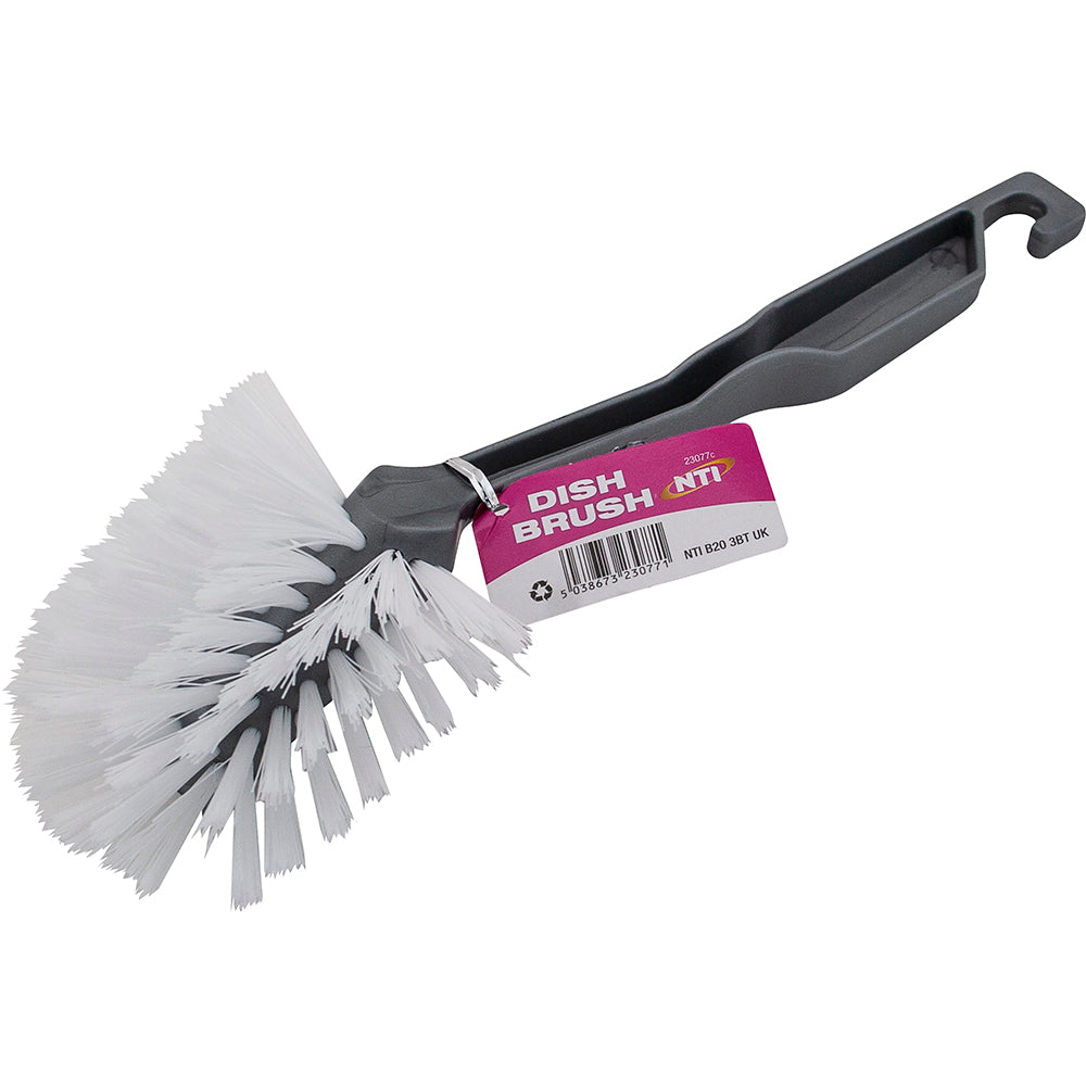 Brosse à vaisselle haut de gamme en finition gris élégant - Achetez le meilleur outil de nettoyage.