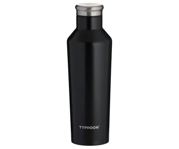 500ml Pure Black Double Wall Bottle Insulated Stainless Steel Flask