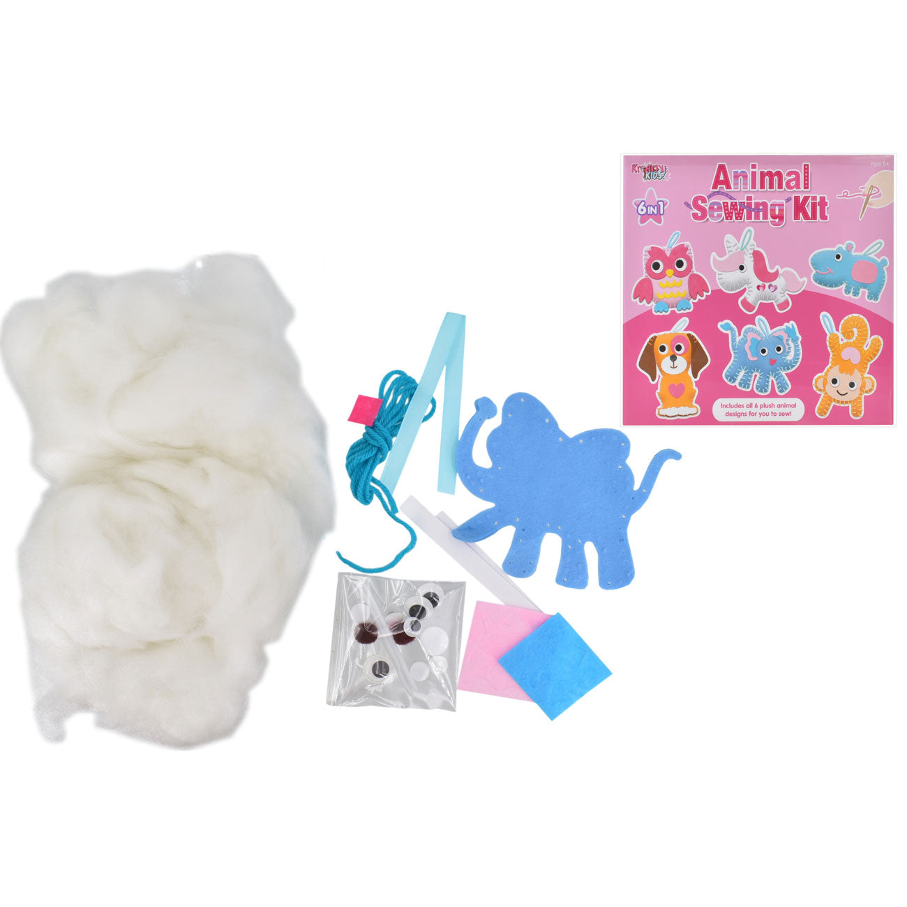 Découvrez nos adorables kits de couture d'animaux – Lot de 6 motifs assortis | Parfaits pour des moments créatifs