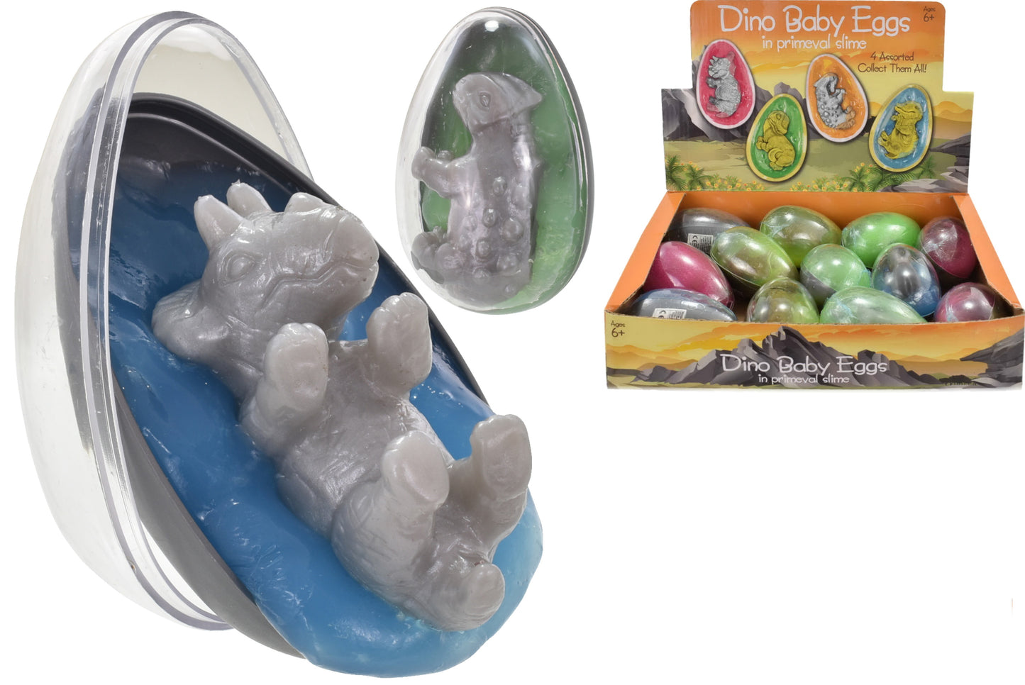 Dino Baby Egg Slime : De la pâte à slime ludique et malléable pour les enfants