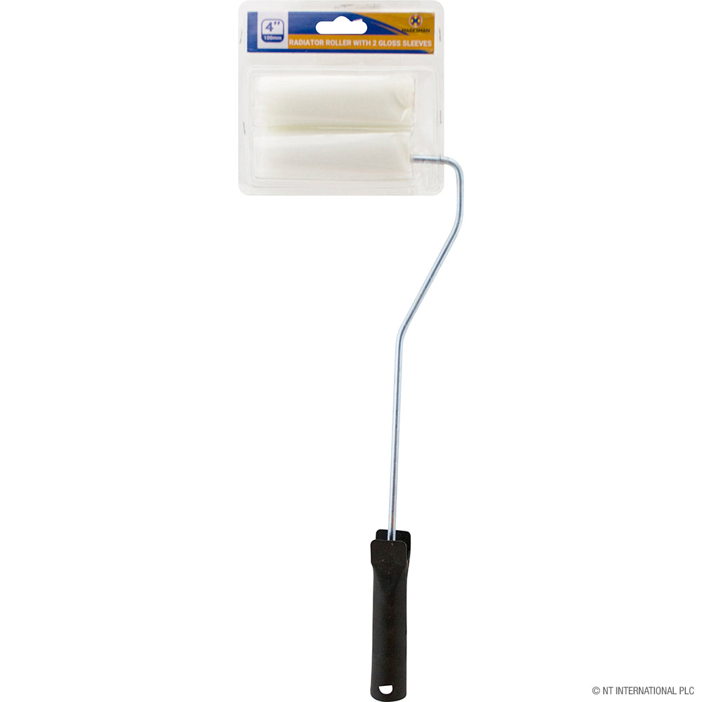 Rouleau de radiateur 4" et 2 manchons laqués