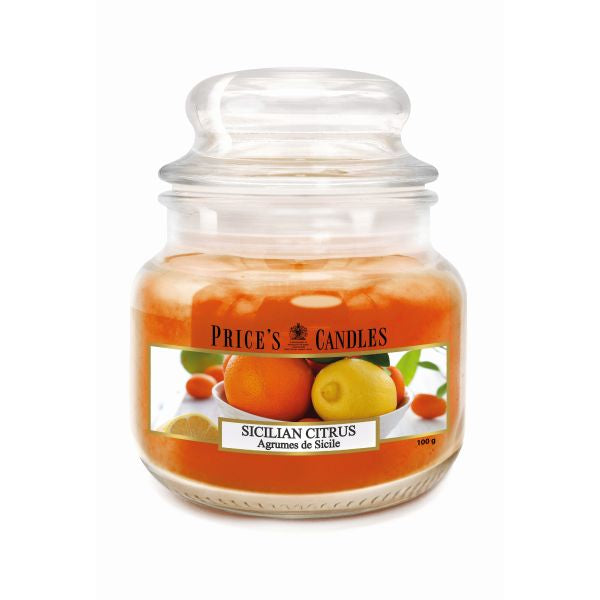 Rafraîchissez votre intérieur avec la bougie parfumée Sicilian Citrus (petit format)