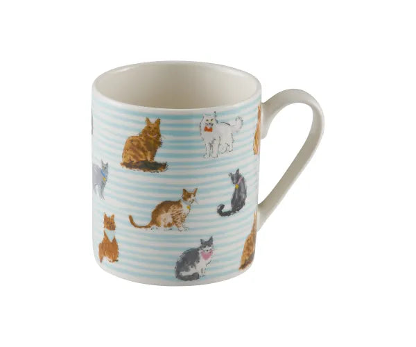 Mug Adorable Chat Décoré 34cl - Parfait pour les Amoureux des Chats