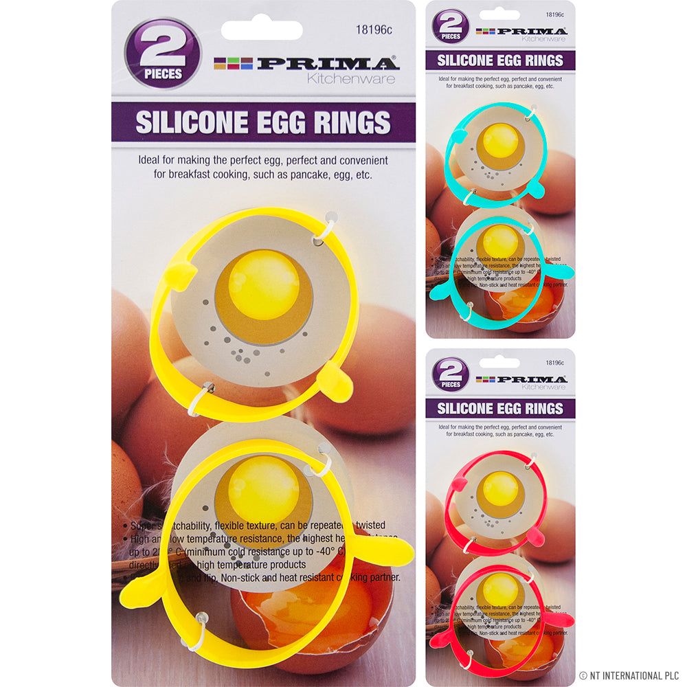 Améliorez vos petits déjeuners avec les 2 cercles à œufs en silicone – Parfaits pour des œufs au plat impeccables.