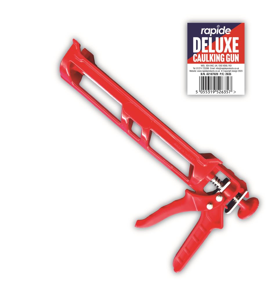 Pistolet à mastic Rap Deluxe - Applicateur de mastic professionnel pour une étanchéité précise et efficace