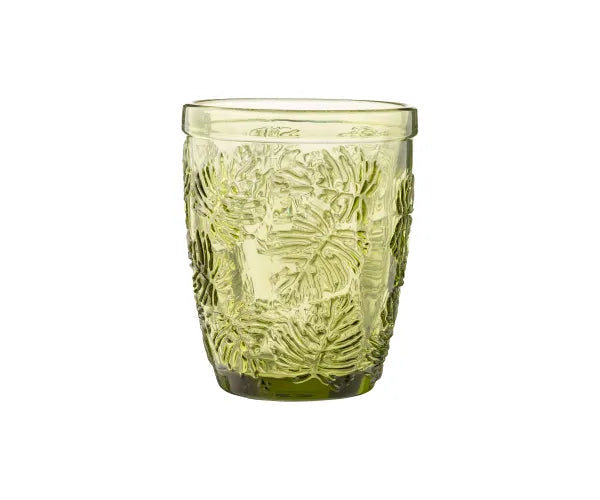 Verre mélangeur de 27cl motif feuille, collection Gemstone : Sublimez votre collection de verres.