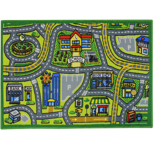 Explorez des Voyages Imaginaires avec Notre Tapis de Jeu Carte Routière.