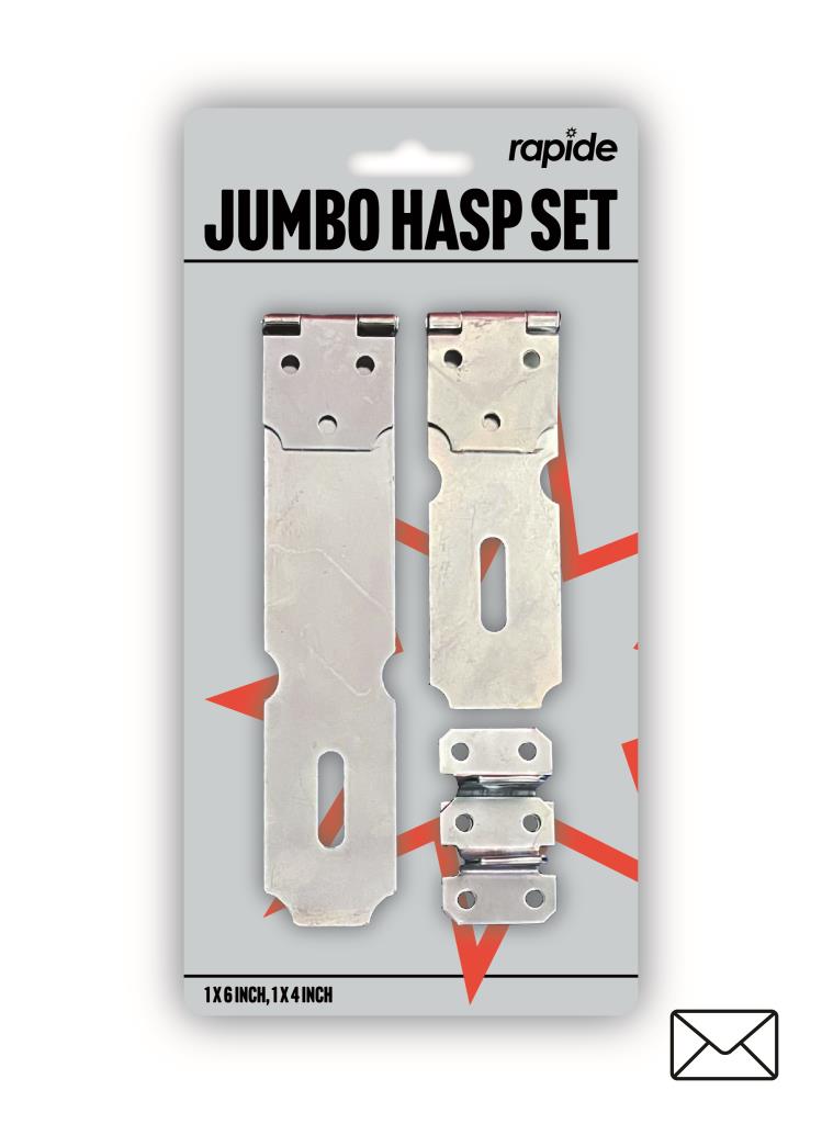 Jeu de loquets Jumbo Rap 2 unités – Solution de verrouillage robuste pour une protection accrue
