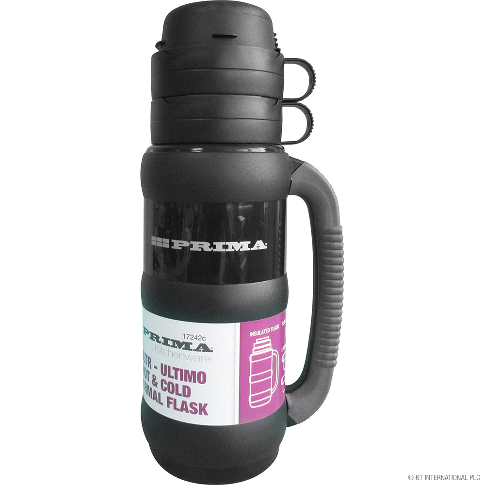 Bouteille isotherme Ultimo 1,0 L noire élégante