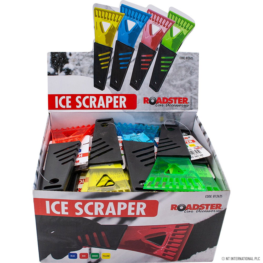 Restez prêt pour l'hiver avec le gratte-givre antidérapant – Disponible en 4 couleurs vives !
