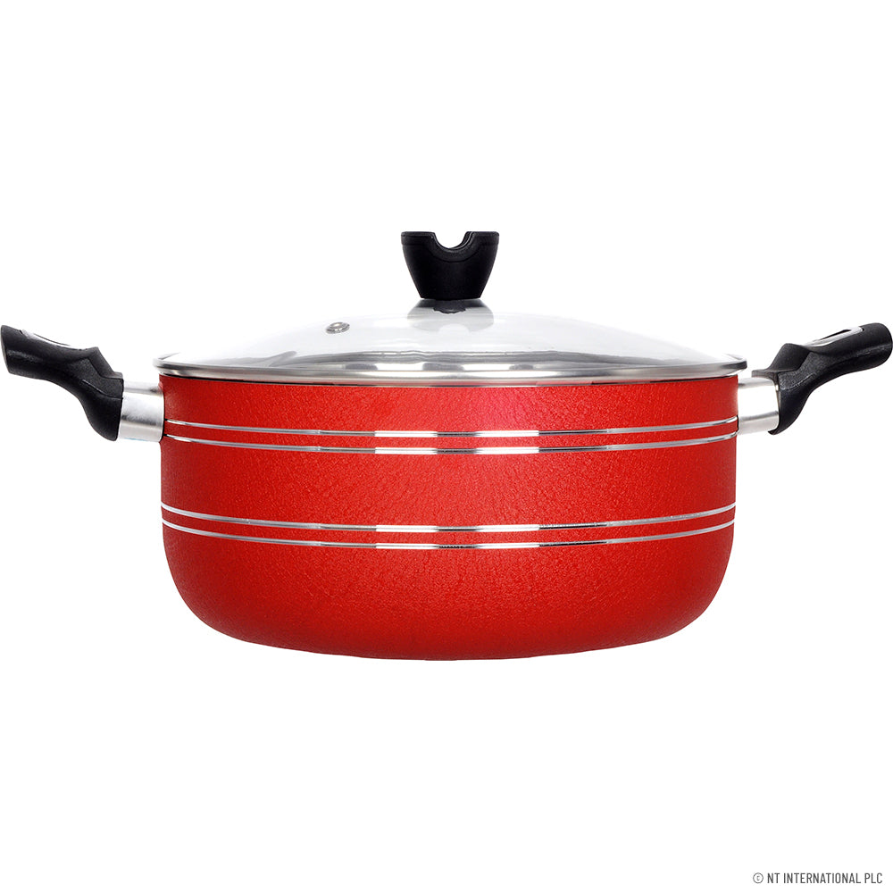 Batterie de cuisine antiadhésive 10 pièces (20-28 cm) – Idéale pour des repas parfaits de 5x15 cm !