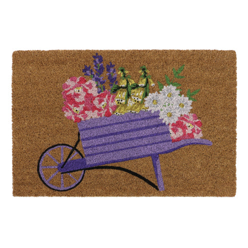 Paillasson Premium en Latex et Fibre de Coco pour Brouette 40x60cm | Durable et Absorbant.