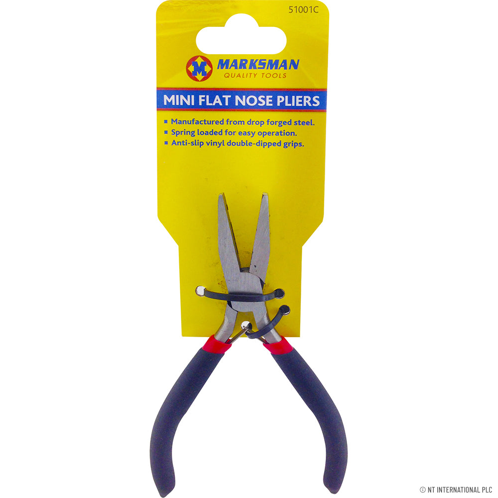 Pince à bec plat de précision - 4,5" (11,5 cm) pour travaux de précision délicats