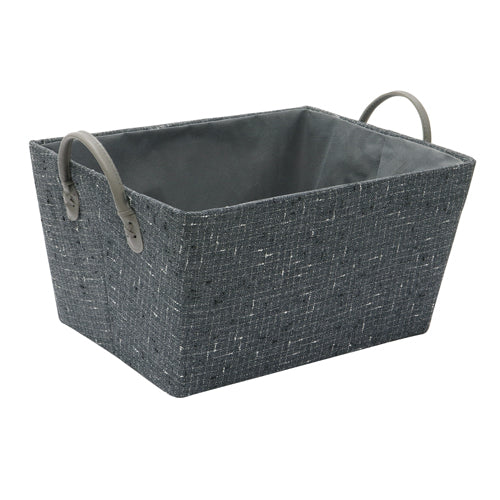 Organisez avec style grâce au panier de rangement rectangulaire en tissu Shadow.