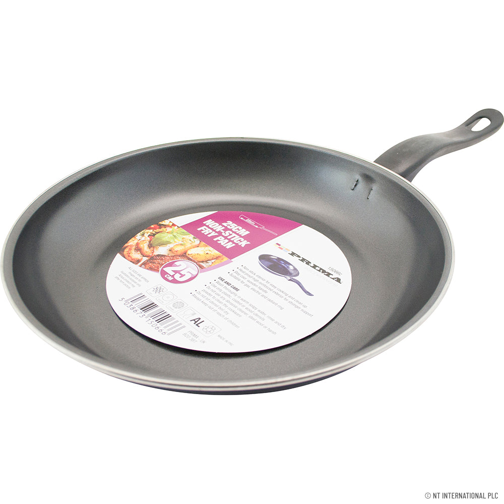 Poêle à frire premium de 25 cm avec manche en bakélite pour une cuisson sans effort