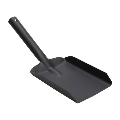 Hudson Large Fireplace Shovel - Black | Essential Tool for Fireplace Maintenance.