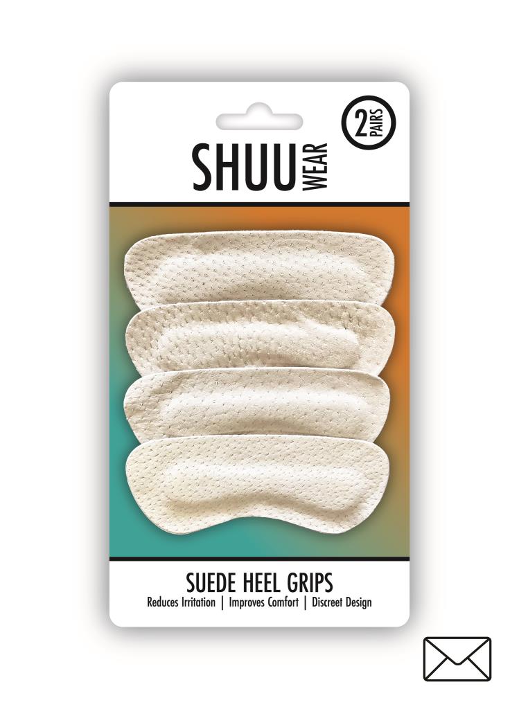 SHUU Suede Heel Grips - Premium Shoe Accessories for a Perfect Fit