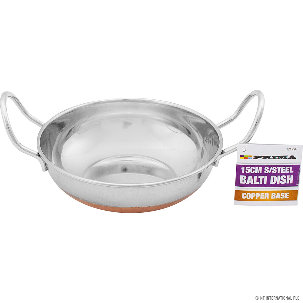 Plat Balti 15 cm – Base en cuivre pour des saveurs authentiques !