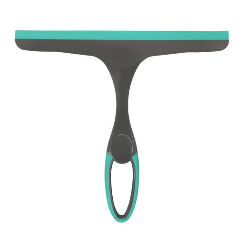 Raclette de nettoyage à main JVL pour vitres, gris/turquoise