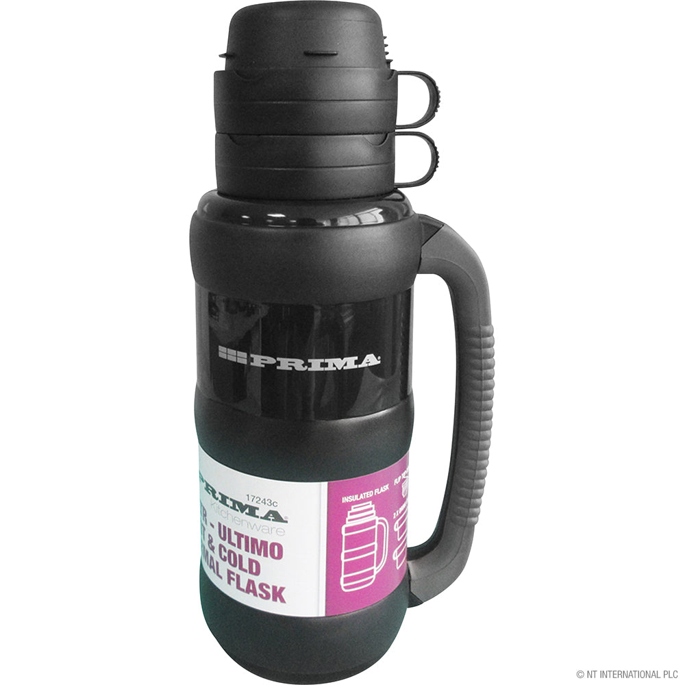 Bouteille isotherme Ultimo 1,8 L noir élégant