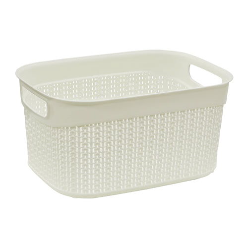 Organisez avec style grâce au panier de rangement Loop 9L - Gris | La solution de rangement parfaite pour la maison.