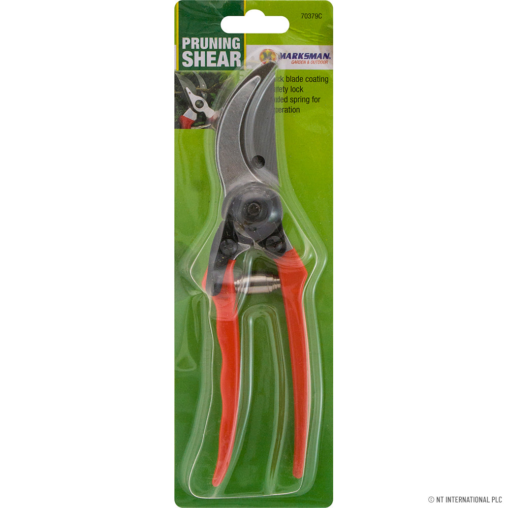 Sécateur de jardinage Bypass Premium 8 pouces avec poignée rouge | Achetez les meilleurs outils de jardinage.