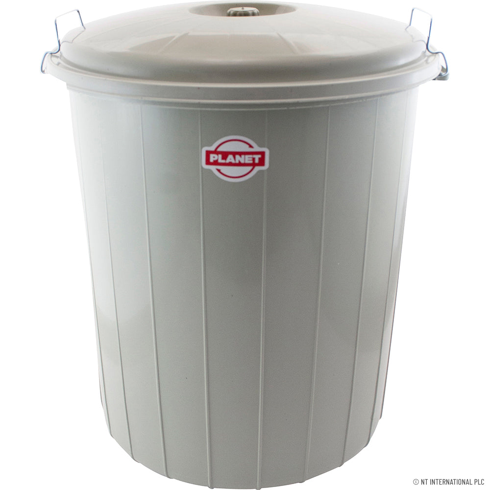 Poubelle verrouillable durable grise 90 L n° 5 | Gardez votre espace bien rangé.