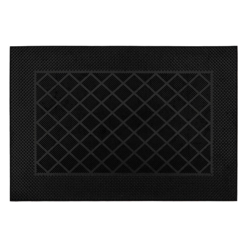 Paillasson racleur en caoutchouc Harlequin durable - 40x60cm - Gardez vos sols propres.
