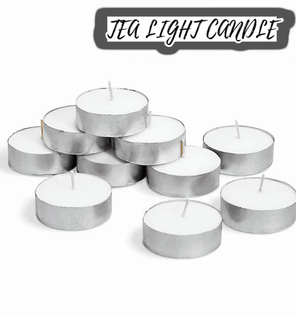 Votre espace avec des bougies chauffe-plat blanches – Lot de 100