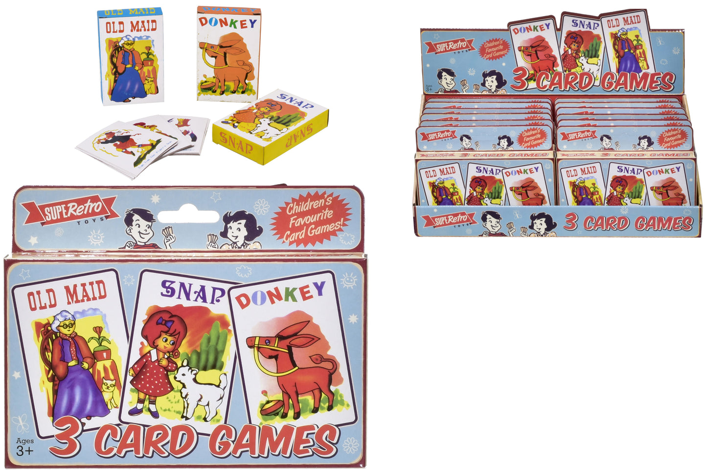 3 JEUX DE CARTES