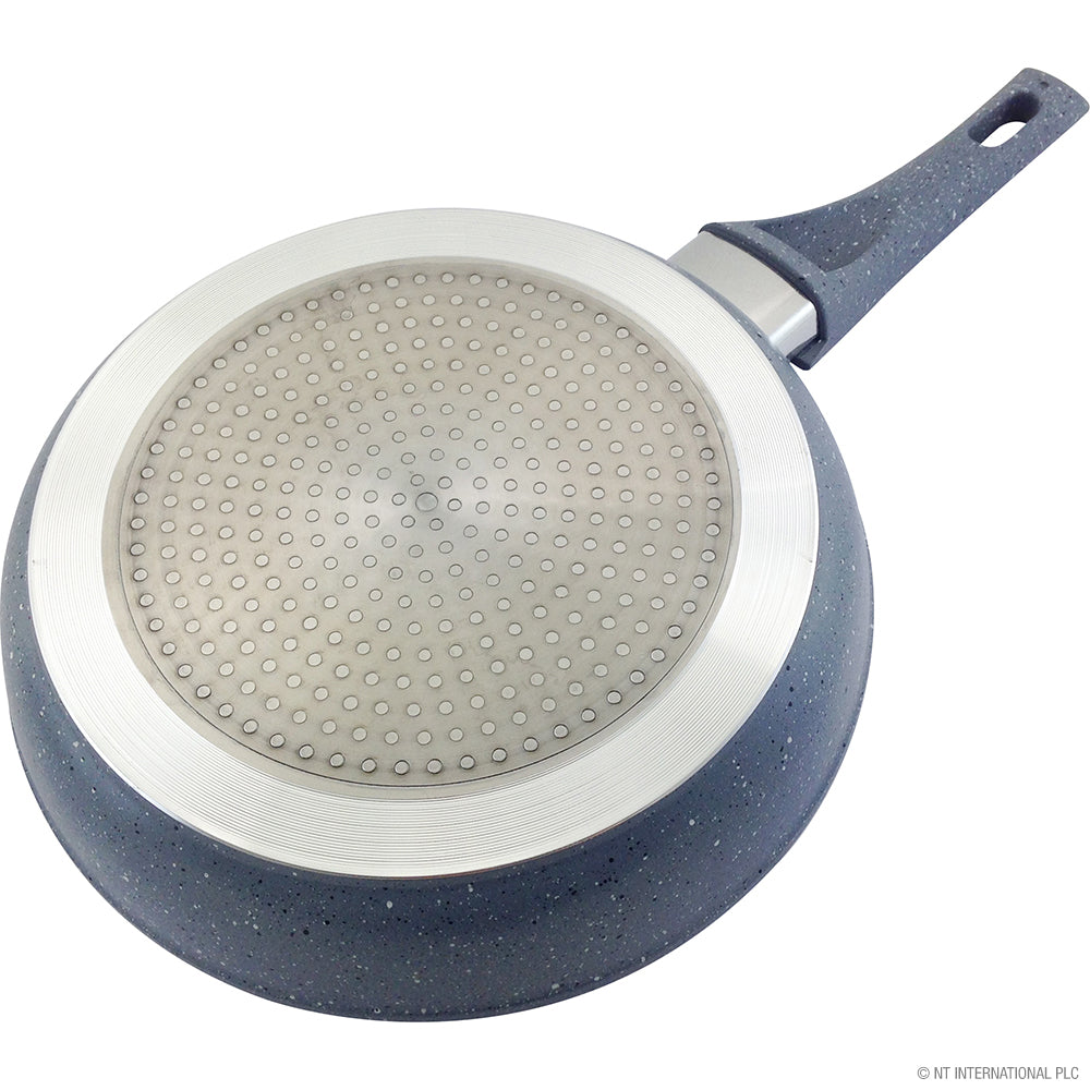 Poêle forgée de 28 cm Gris élégant avec fond à induction - L'indispensable de qualité supérieure pour votre cuisine