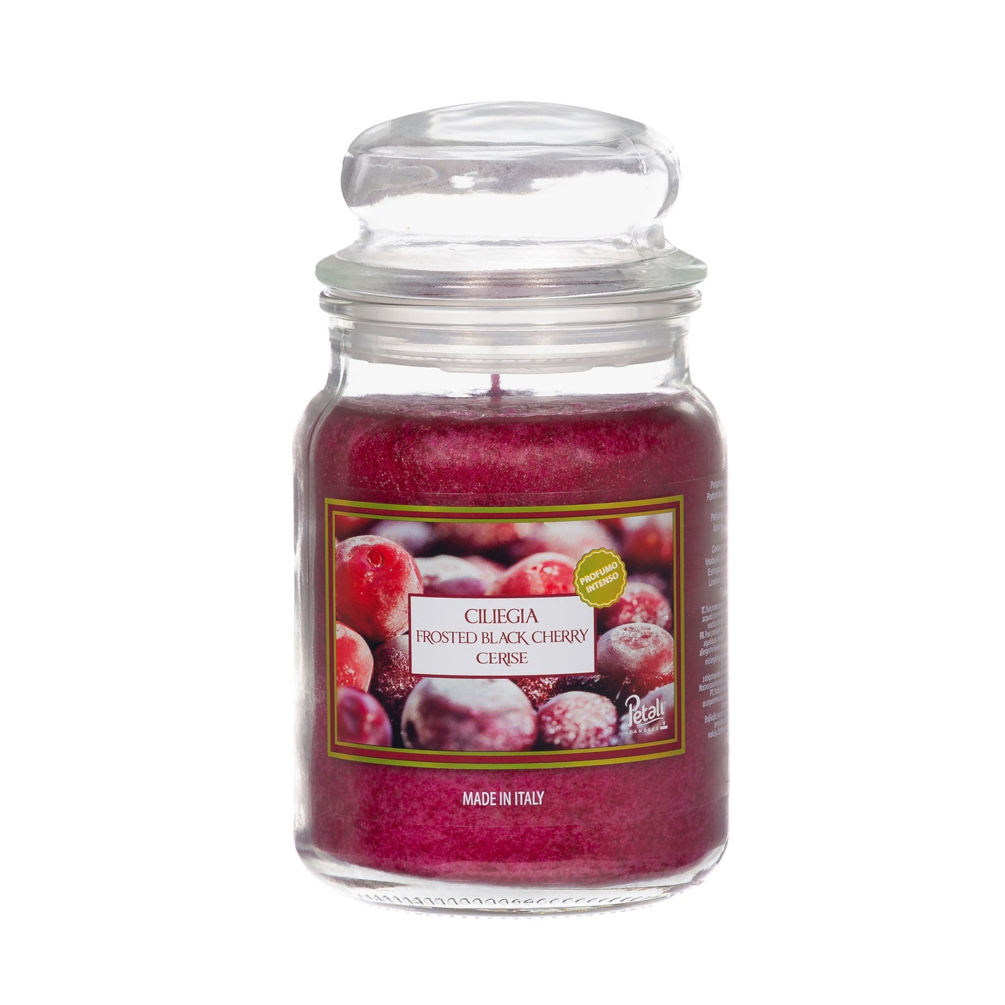 Petali Frosted Cherry Large Jar - Elegant Fragrance for Any Space