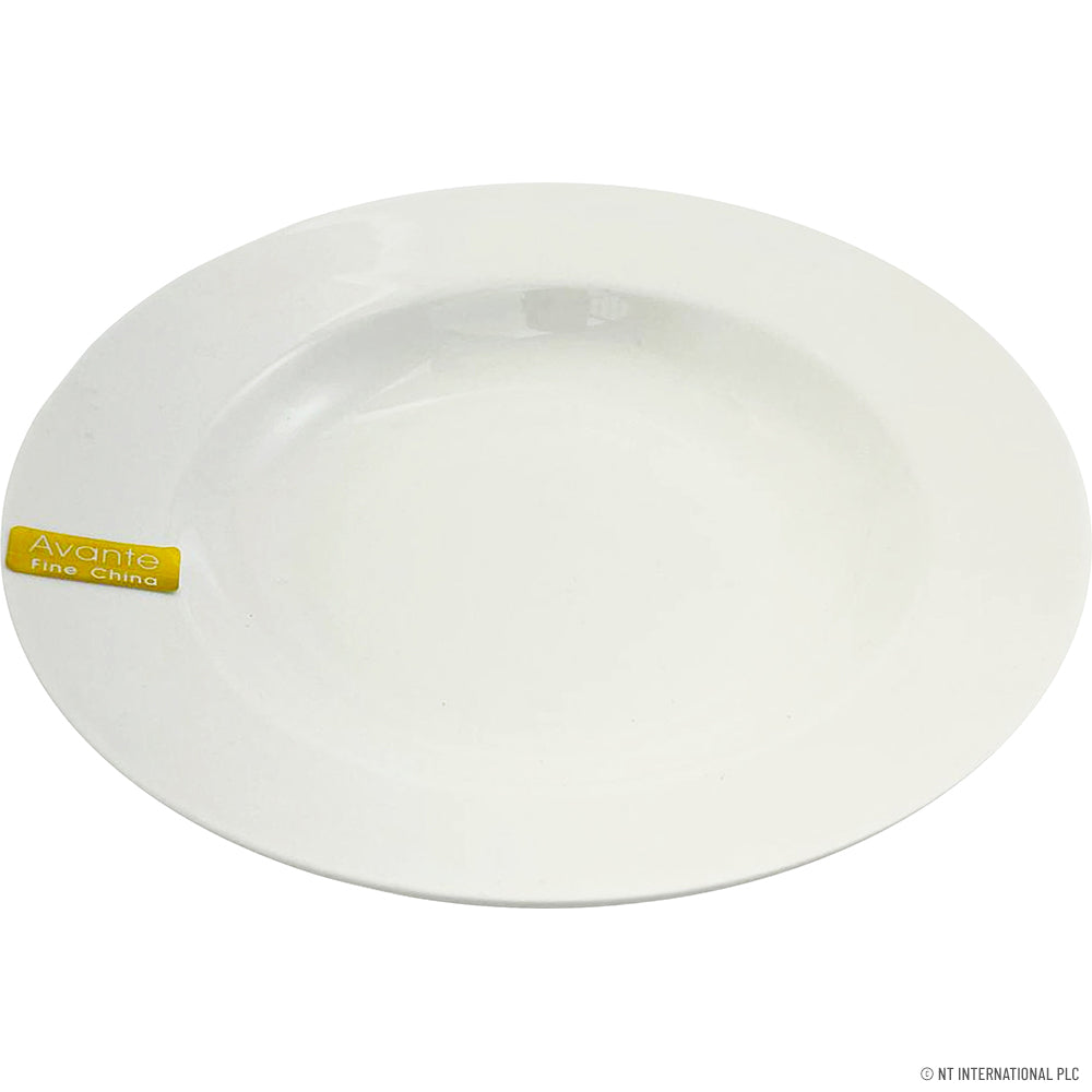 Assiette creuse premium 20 cm (8") - Collection élégante en New Bone China pour une table raffinée.