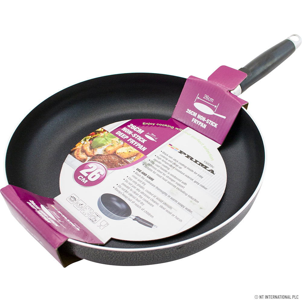 Poêle antiadhésive 26 cm - Veinage Pierre Qualité Premium pour une Cuisine Sans Effort