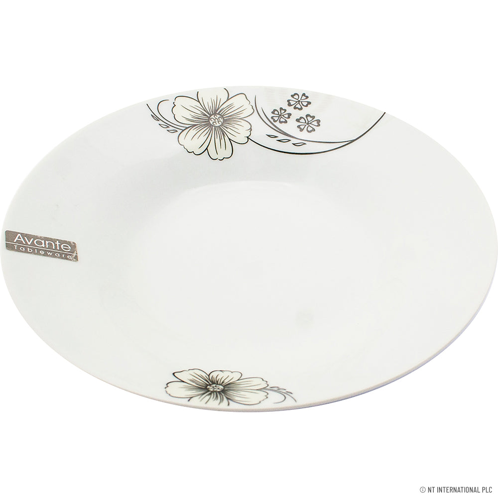 Améliorez votre expérience culinaire avec notre assiette à soupe de 20 cm (8") ornée d'un charmant motif floral.