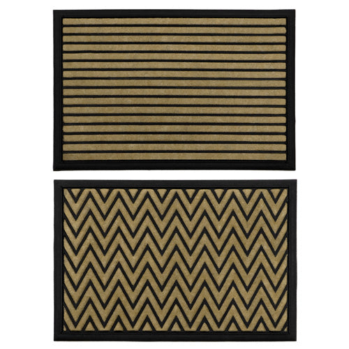 Jvl Vienna Scraper Mat - Assorted Colors | 40x60cm Approx. | Durable Entryway Rug.
