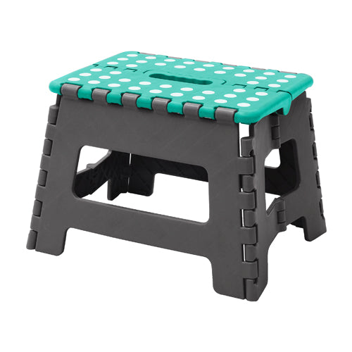 Tabouret pliant compact gris Jvl