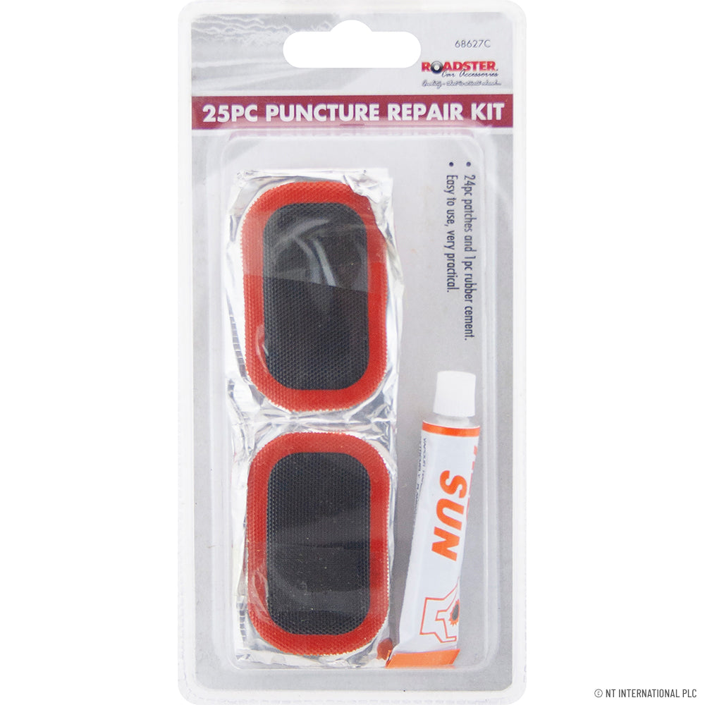 Kit de réparation de crevaison pour vélo 25 pièces – L'entretien essentiel de votre vélo à portée de main !