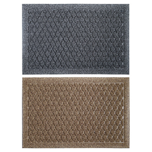 Tapis Dirt Defender – Motif diamant assorti 40x60cm : Gardez vos sols propres.