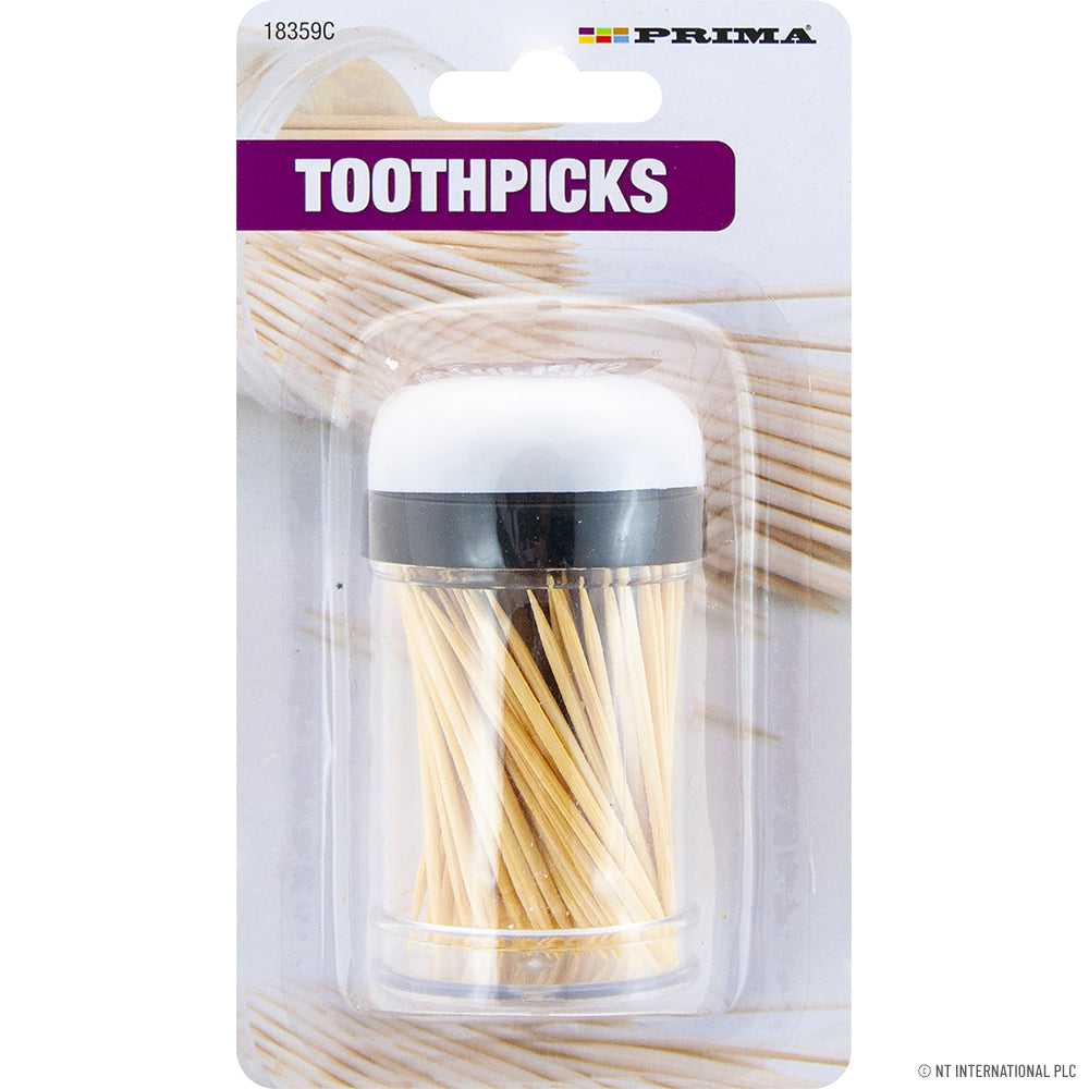 Cure-dents en bois Prima en distributeur