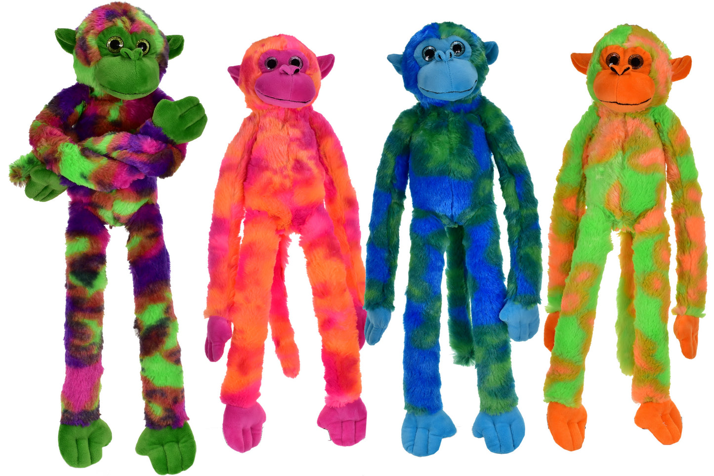 Adorables singes suspendus en peluche de 80 cm de la collection Bicolore dès aujourd'hui