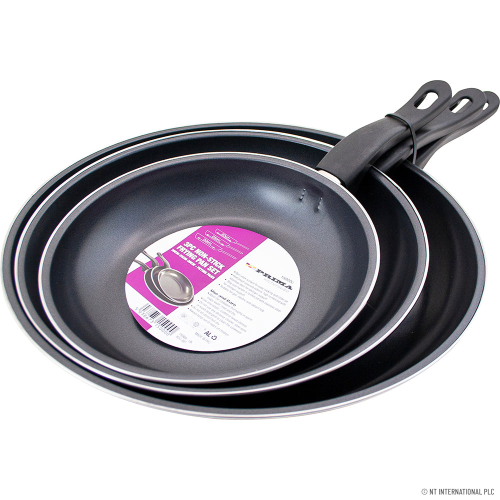 Lot de 3 poêles antiadhésives - Poêles à frire de 20/23/25 cm pour une cuisine sans effort !